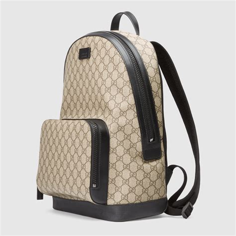 gucci supreme mens backpack|gucci gg supreme canvas backpack.